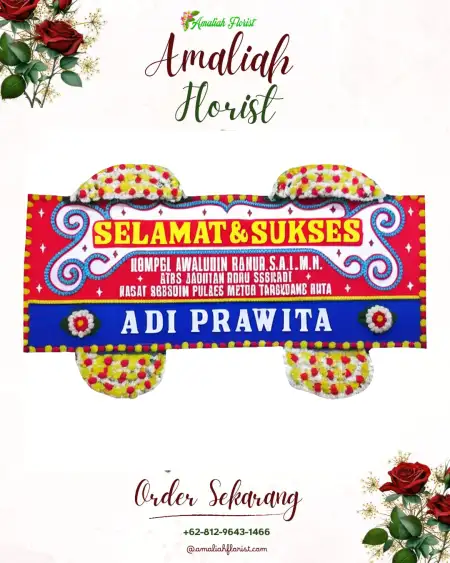 Papan Bunga Ucapan Selamat gegesik